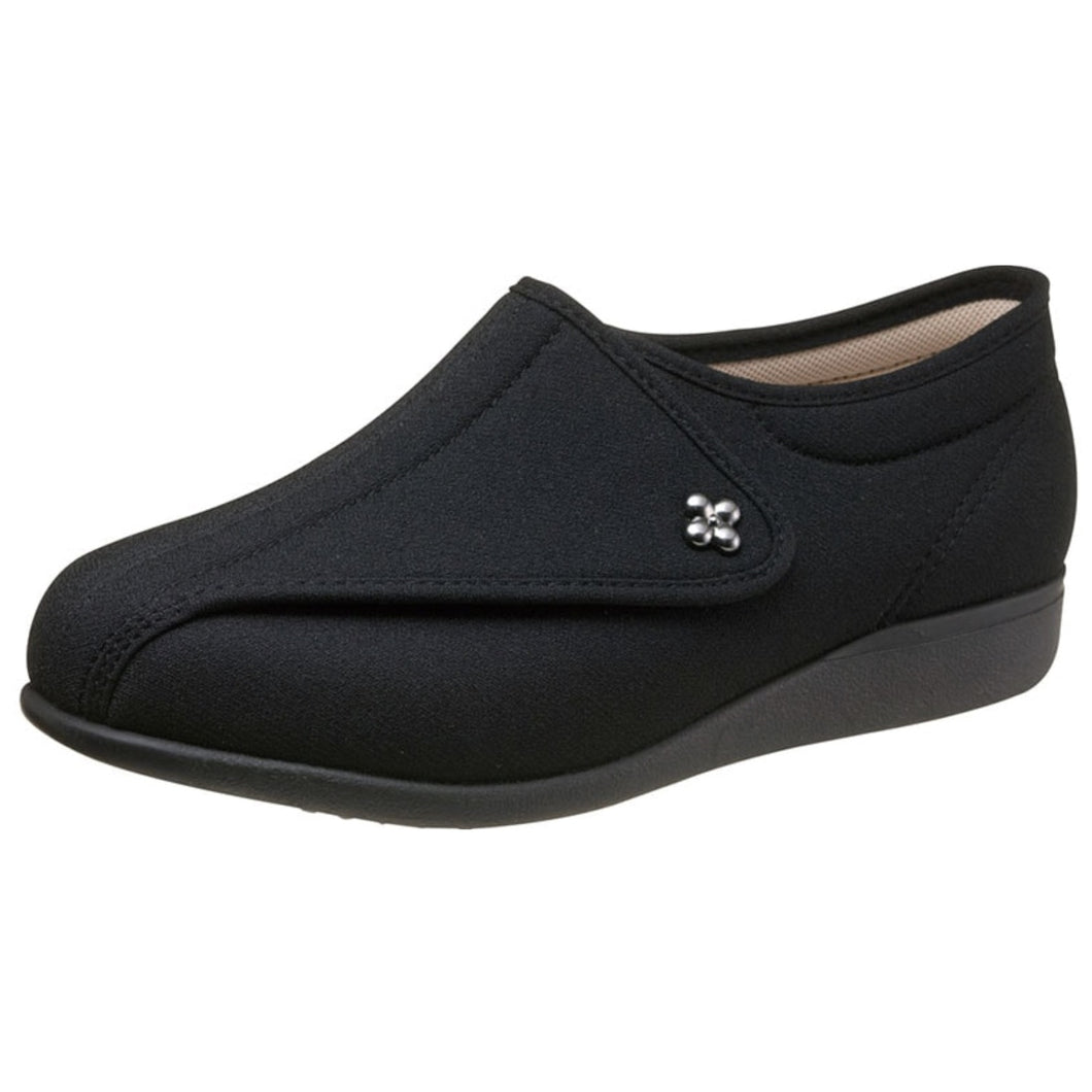 Asahi Lightweight Women's Shoes - Black PU